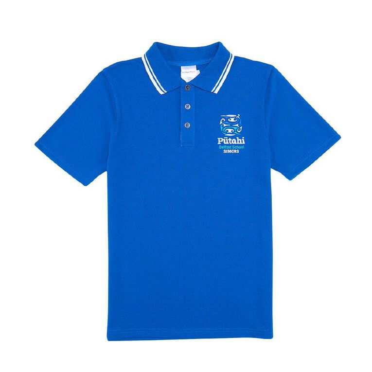 Schooltex Belfast School Year 7/8 Short Sleeve Blouse with Embroidery