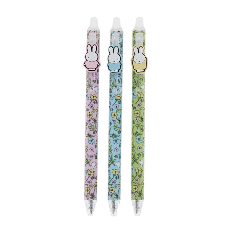 Miffy Buttercup Miffy Buttercup Erasable Gel Pens Assorted