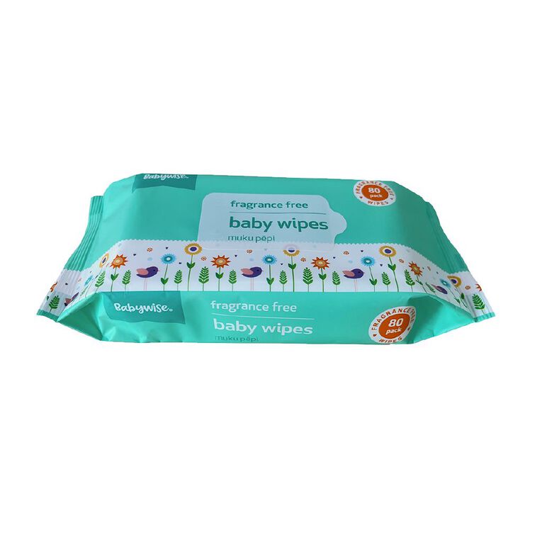 Babywise Fragrance Free Baby Wipes 80