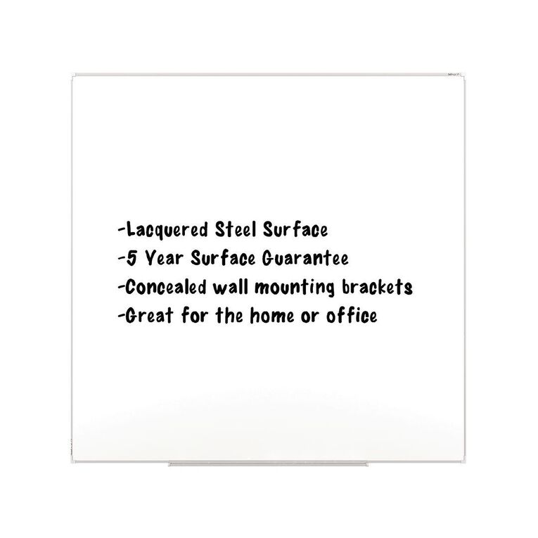 Boyd Visuals Lacquered Whiteboard 1200 x 1200mm