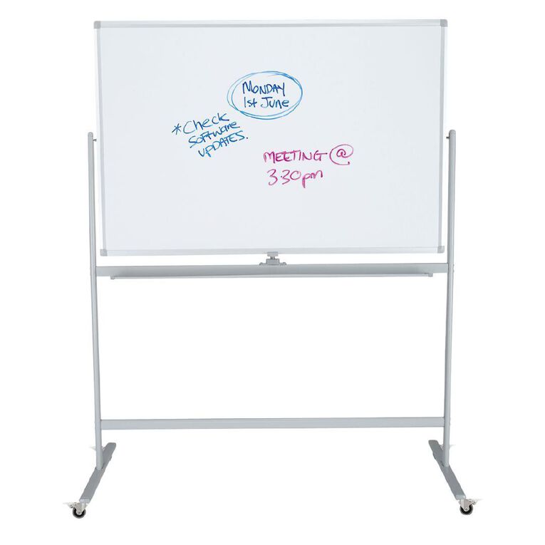 Boyd Visuals Lacquered Mobile Whiteboard 1200 x 1500mm