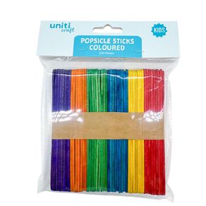 Uniti Pop Sticks Colour 100 Pack
