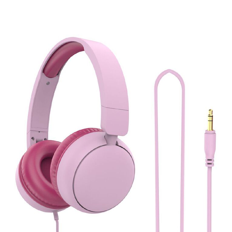Veon 3.5mm Wired Headphones VNQ602PNK Pink