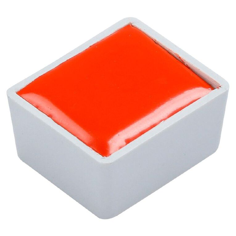 BLOCKX Watercolour Half Pan S3 321 Cadmium Red Orange