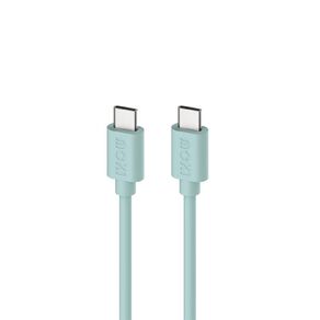 Moki USB-C to USB-C SynCharge Cable 1m - Pastel Green