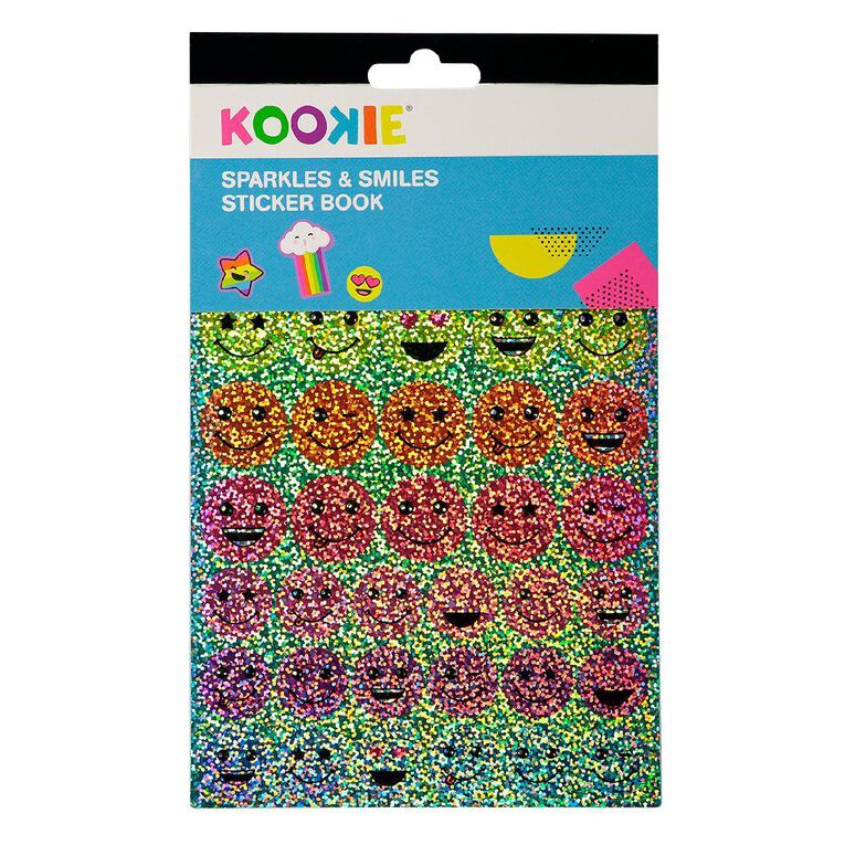 Kookie Sticker Book 5 Page Sparkles & Smiles