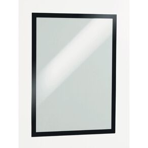 DURAFRAME Self Adhesive Sign 1 Pack Black A3