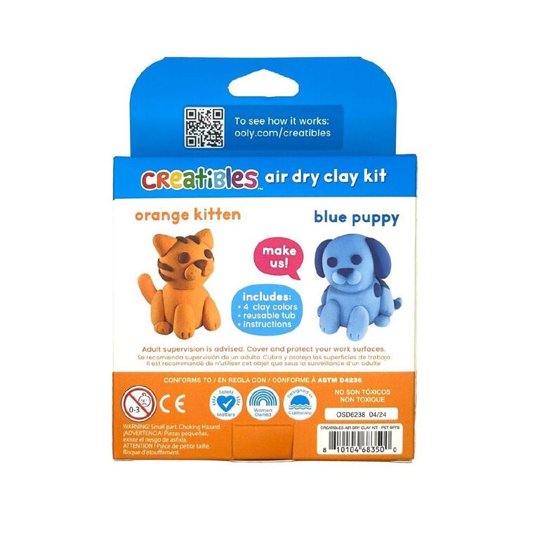 Creatibles Creatibles Mini Air Dry Clay Pet BFFs