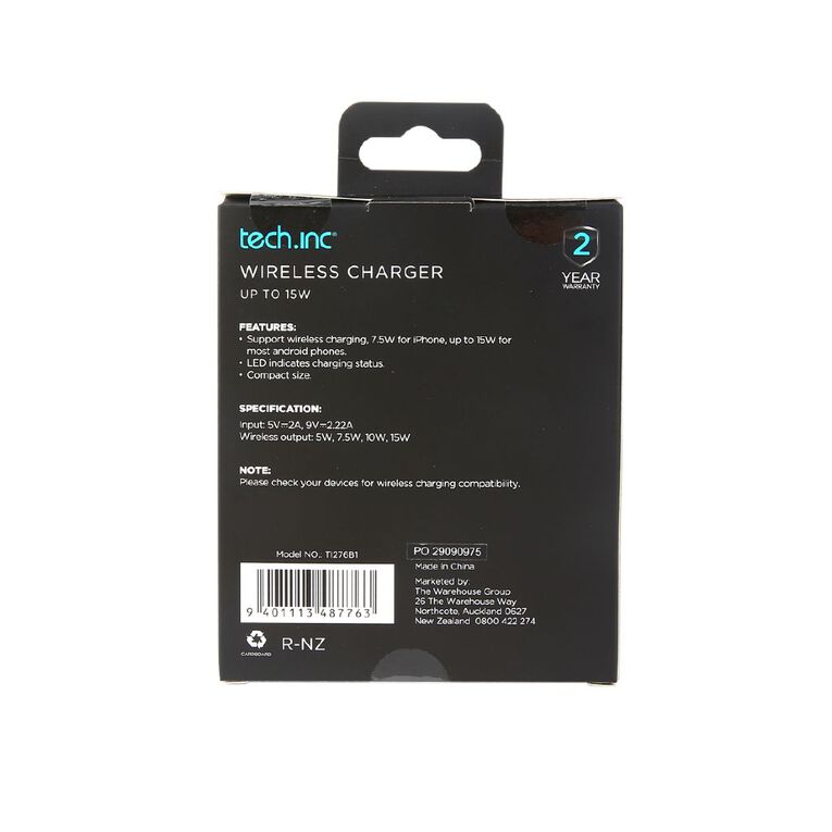 Tech.Inc Wireless Charger 15W