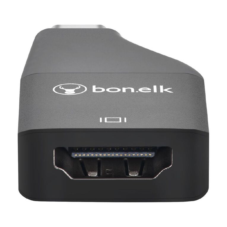 Bonelk USB-C to 4K HDMI Adapter Black Black