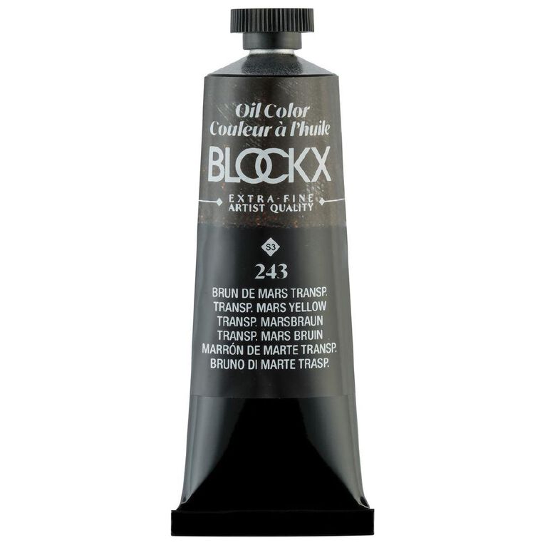 BLOCKX Oil Tube 35ml S3 243 Transparent Mars Brown