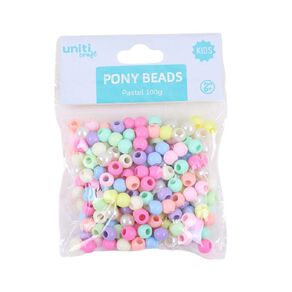 Uniti Pony Beads Pastel 75g