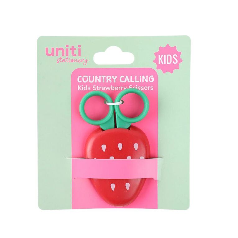 Uniti Kids Country Calling Strawberry Scissors