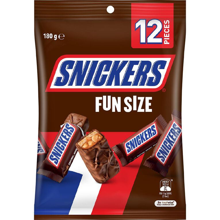 Snickers Fun Size Bag 180g