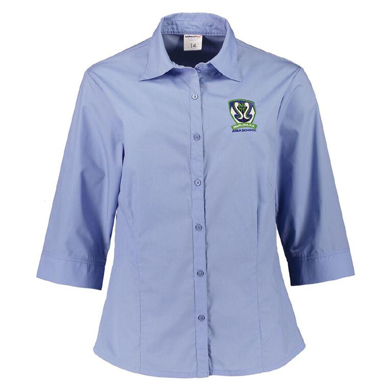 Schooltex Murupara Area 3/4 Blouse with Embroidery