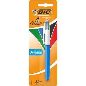 Bic 4 Colour Pen Multi-Coloured 1 Pack