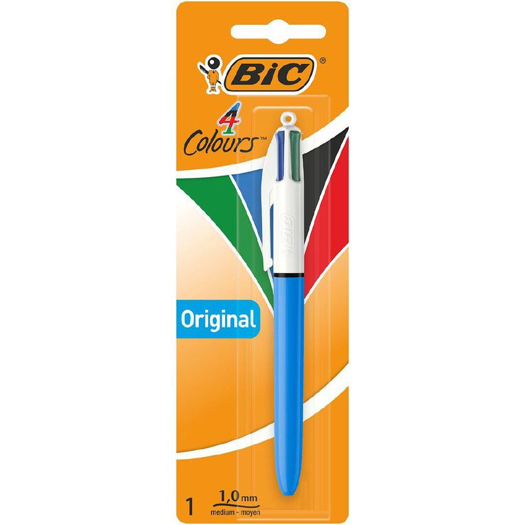 Bic 4 Colour Pen Multi-Coloured 1 Pack