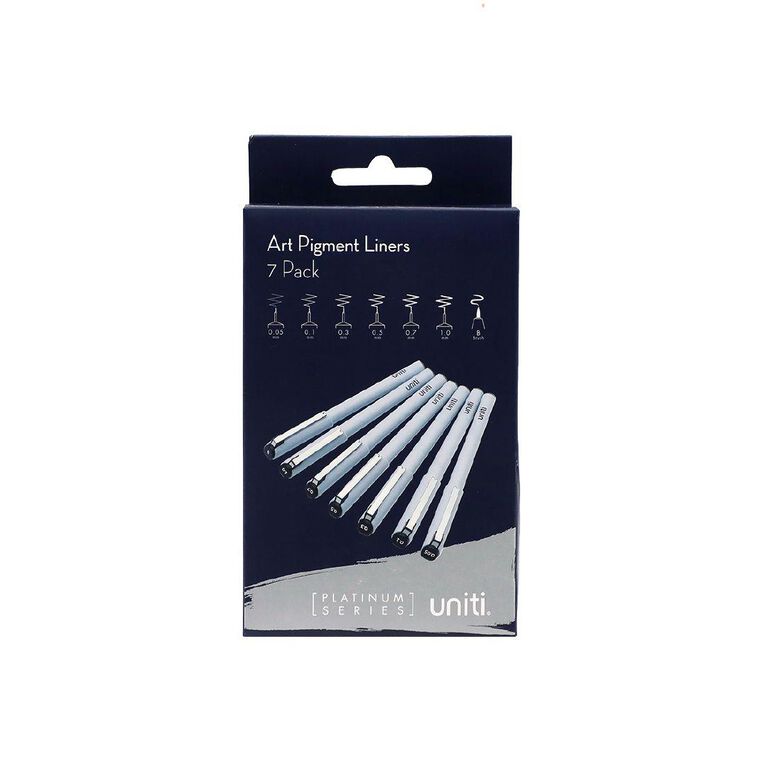 Uniti Art Pigment Liners 7 Pack