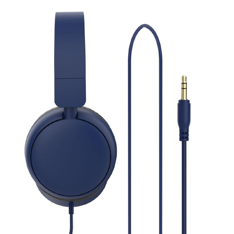 Veon 3.5mm Wired Headphones VNQ602DKB Blue Dark