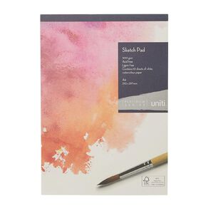 Uniti Platinum Sketch Pad 300gsm A4 10 Sheets