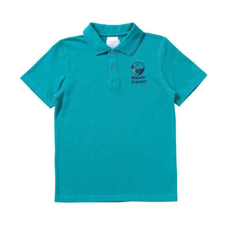 Schooltex Waiuku Primary Short Sleeve Polo with Embroidery