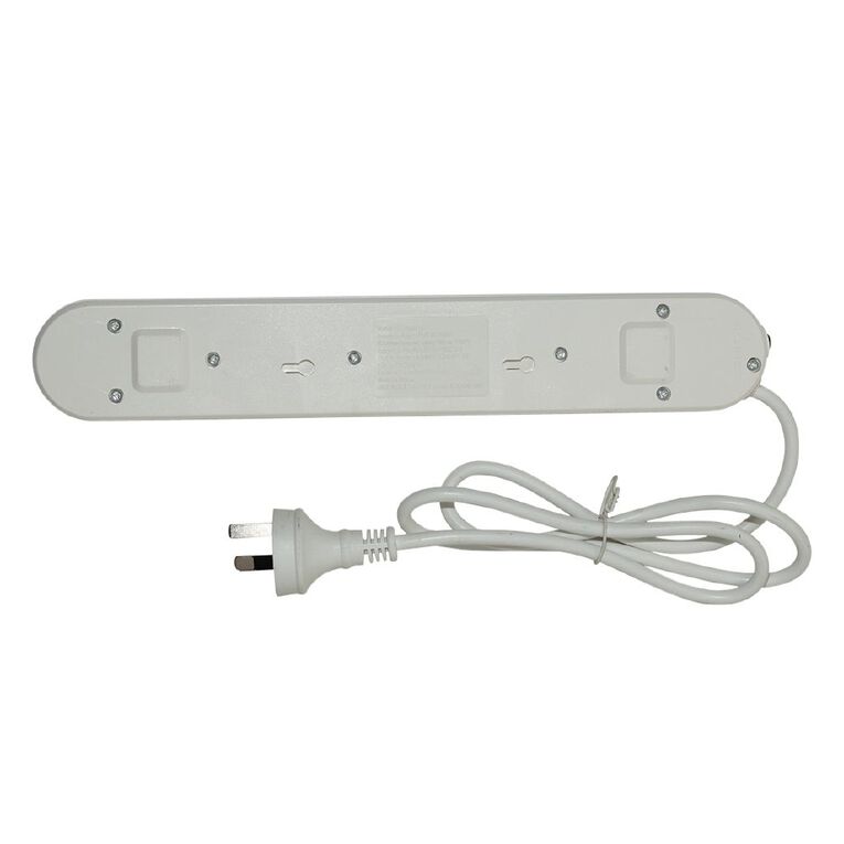 Tech.Inc 4 Way Powerboard with Surge Protection & USB