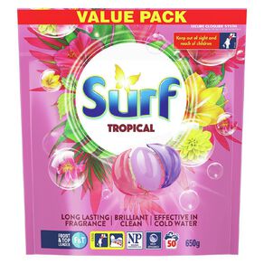 Surf Capsules Tropical 50 Pack