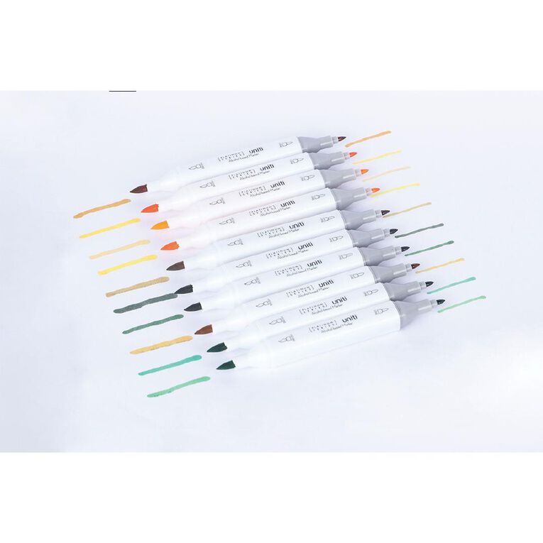 Uniti Dual Ended Artist Markers 80 Pack Assorted