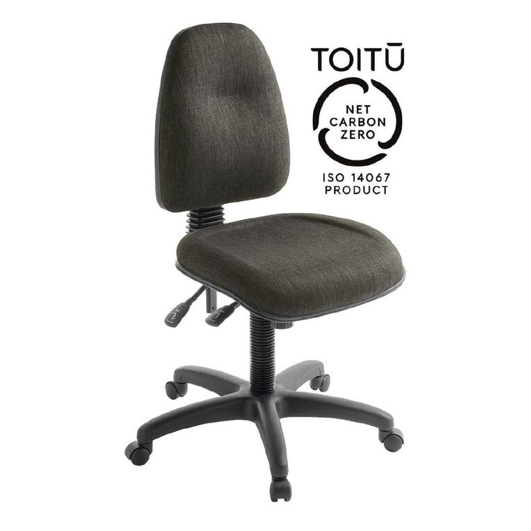 Eden Spectrum Deluxe 3 Lever Highback Ergonomic Chair Slate