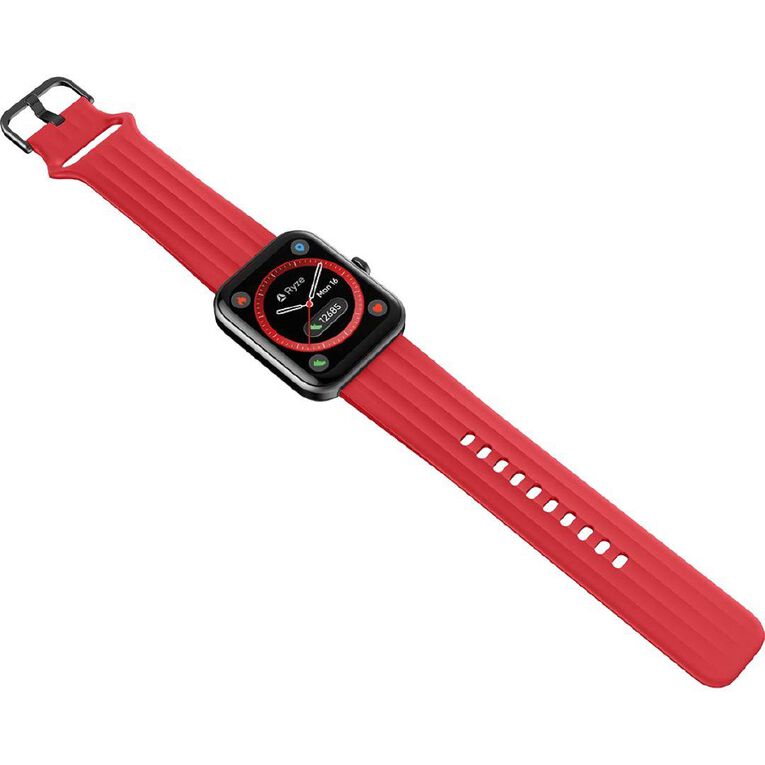 Ryze Evo Smart Watch With Alexa Red + Blue