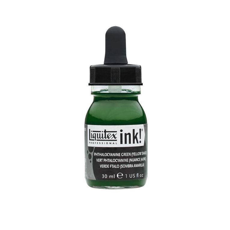 Liquitex Ink 30ml Phthalo Green (Yellow Shade)