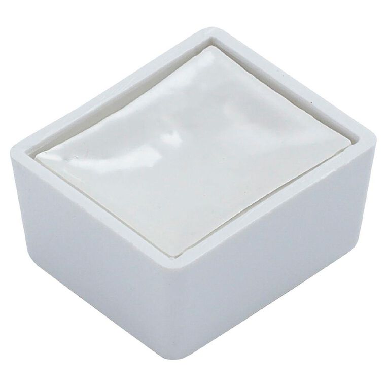 BLOCKX Watercolour Half Pan S1 184 Zinc White White