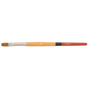 Princeton Snap Brush Short Handle Taklon Filbert 8 Gold