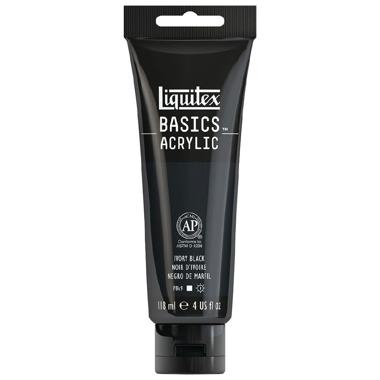 Liquitex Basics Acrylic 118ml Ivory Black