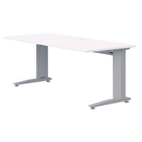 Accent Accent Quick Ship Fixed Height Desk Silver/Snow 1200 x 700
