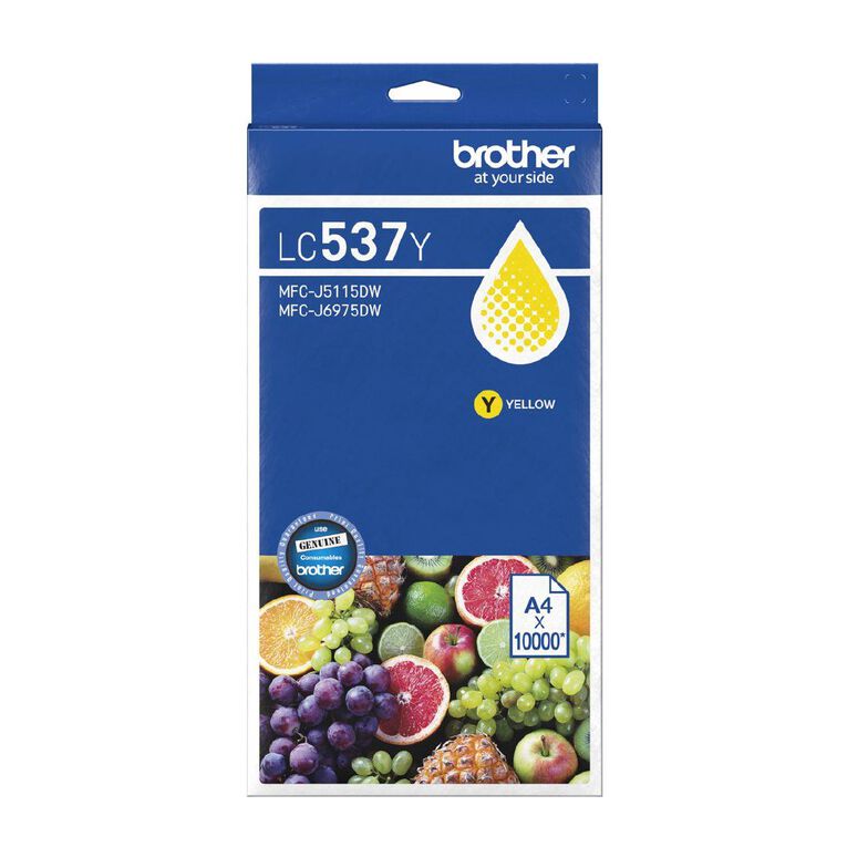 Brother LC537 Ink Yellow 10000 Pages
