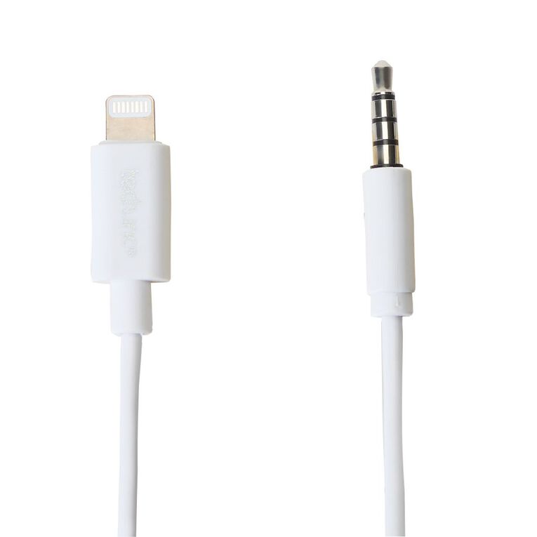 Tech.Inc Lightning to 3.5mm AUX Cable 1.5m White