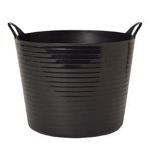 Living & Co Round Flexi Tub Black 26L