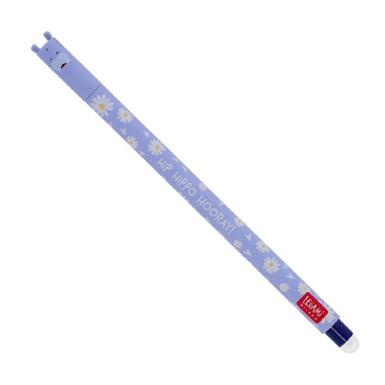 Legami Hippo Erasable Gel Pen Blue