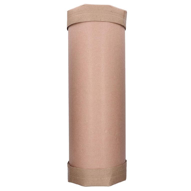 WS Kraft 80gsm Paper Roll 600mm x 5m Brown