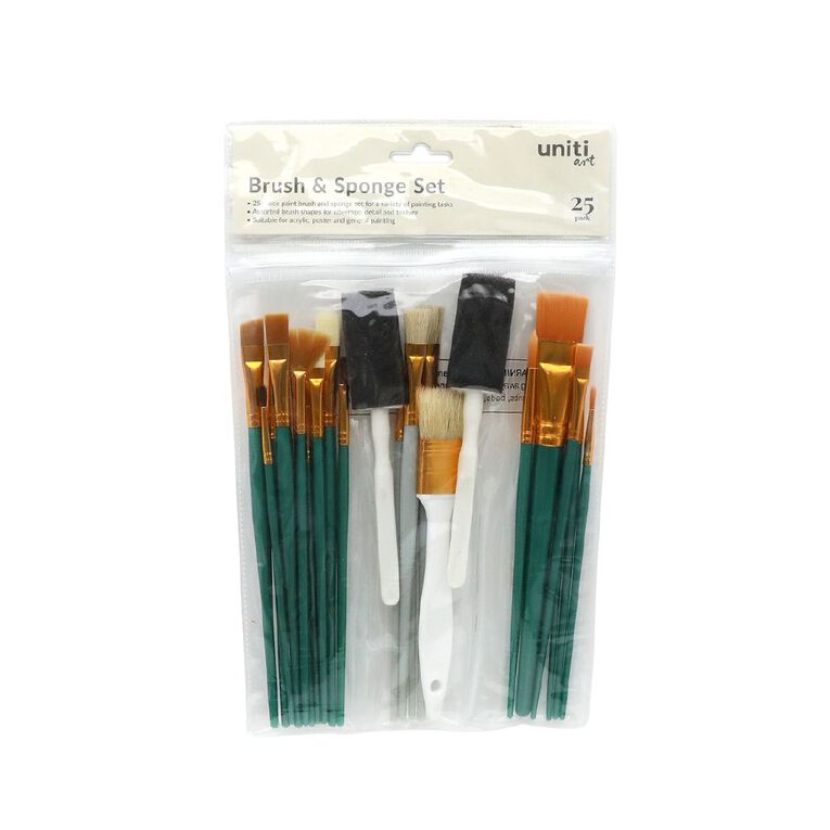 Uniti Brush & Sponge 25 Pack