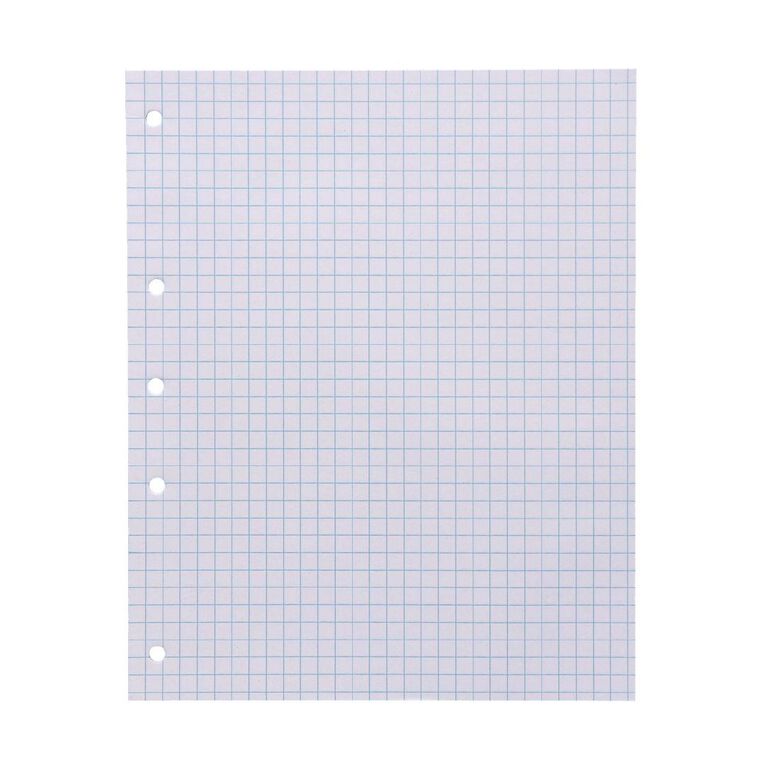 WS Pad Refill 14E5 7mm Quad 40 Leaf Punched Blue