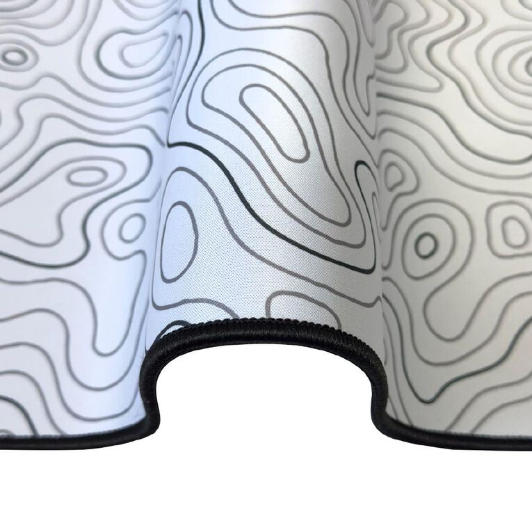 Playmax Topography X2 Mouse Mat White