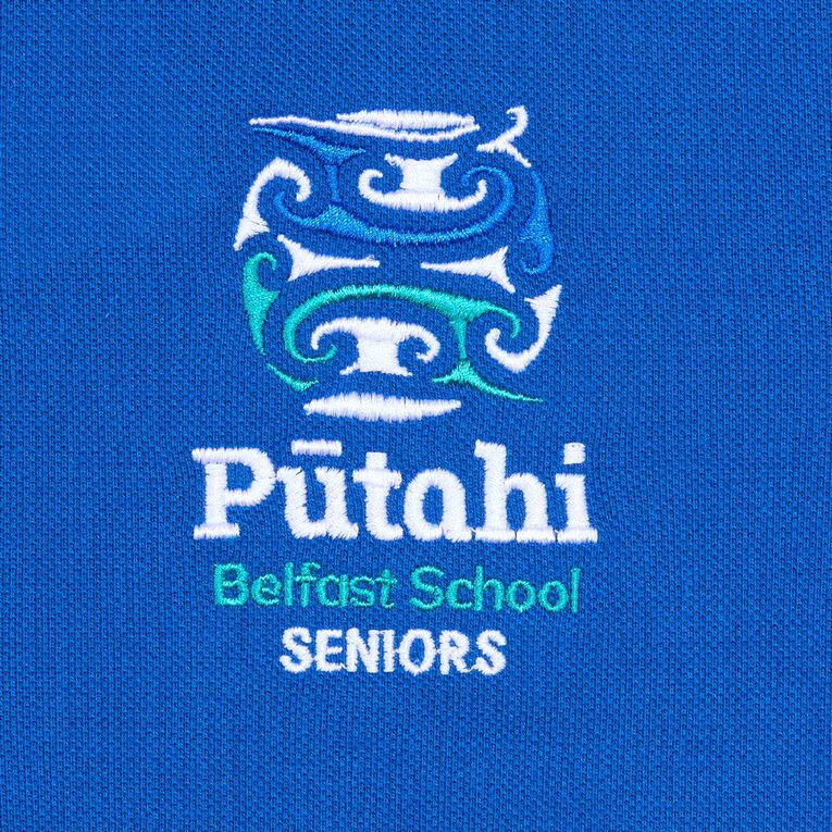 Schooltex Belfast School Year 7/8 Short Sleeve Blouse with Embroidery