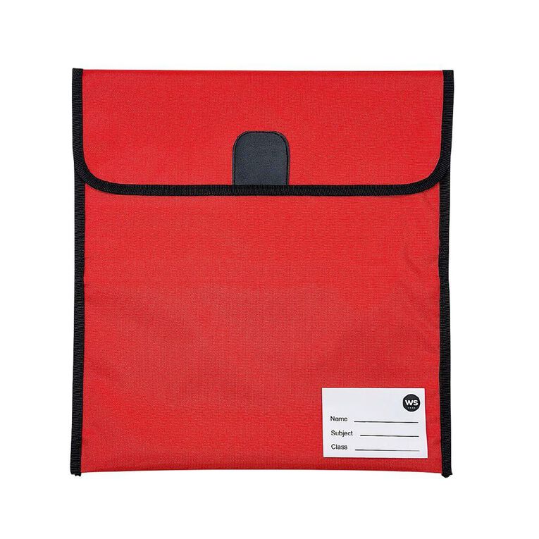 WS Book Bag 330mm x 360mm Red