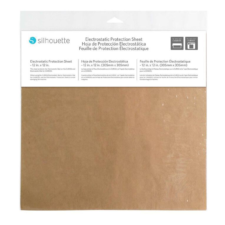Silhouette Electrostatic Protection Sheet Cameo 5/Curio 2 2 Pack