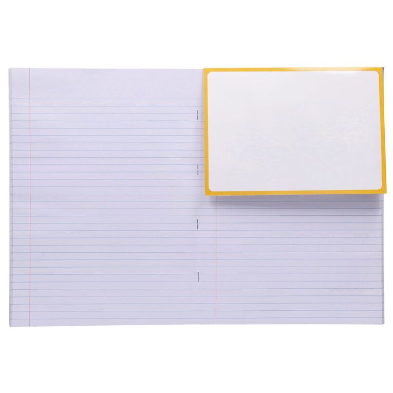 WS Literacy 3 Toru 9mm Ruled 32 Leaf Yellow