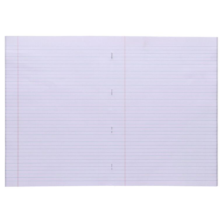 WS Exercise Book 1B8 Plus 7mm Ruled 36 Leaf Red
