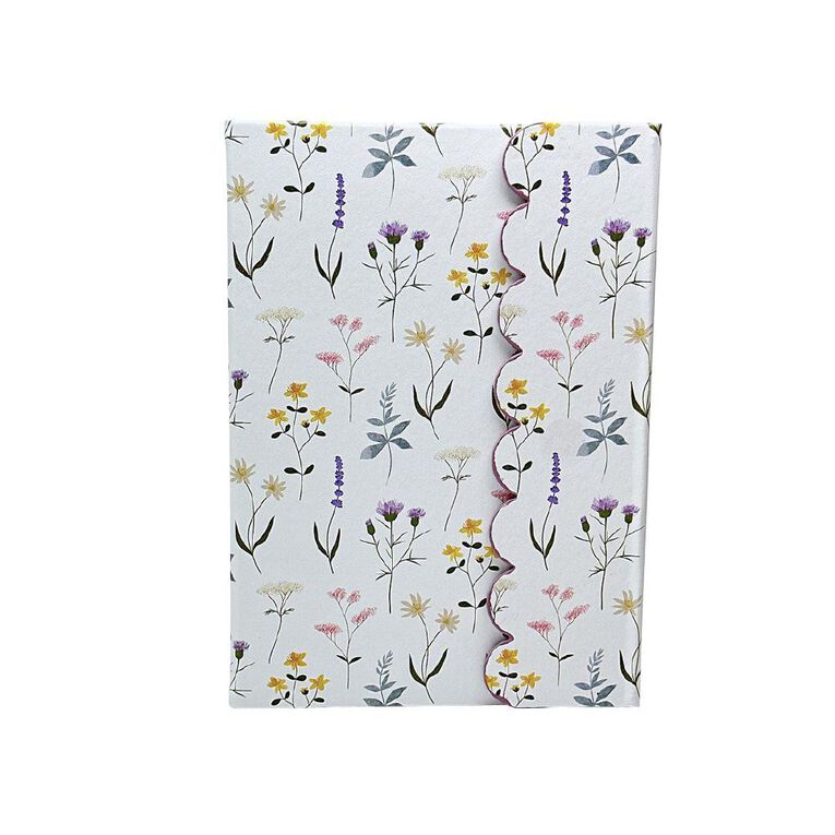 Uniti Stationery Country Calling A5 Pu Notebook Flower