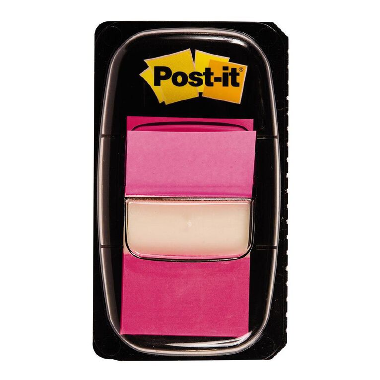 Post-It Flags 2 Pack Bright Pink Mid